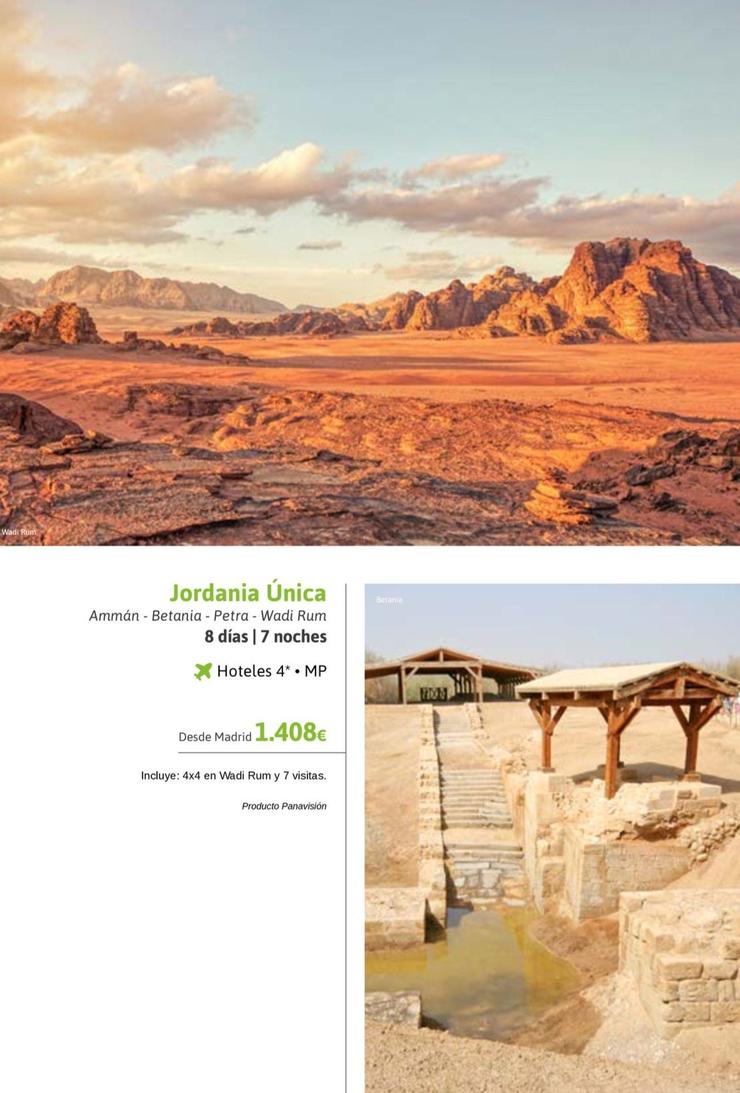 Oferta de Viajes a Jordania por 1,4€ en Viajes El Corte Inglés