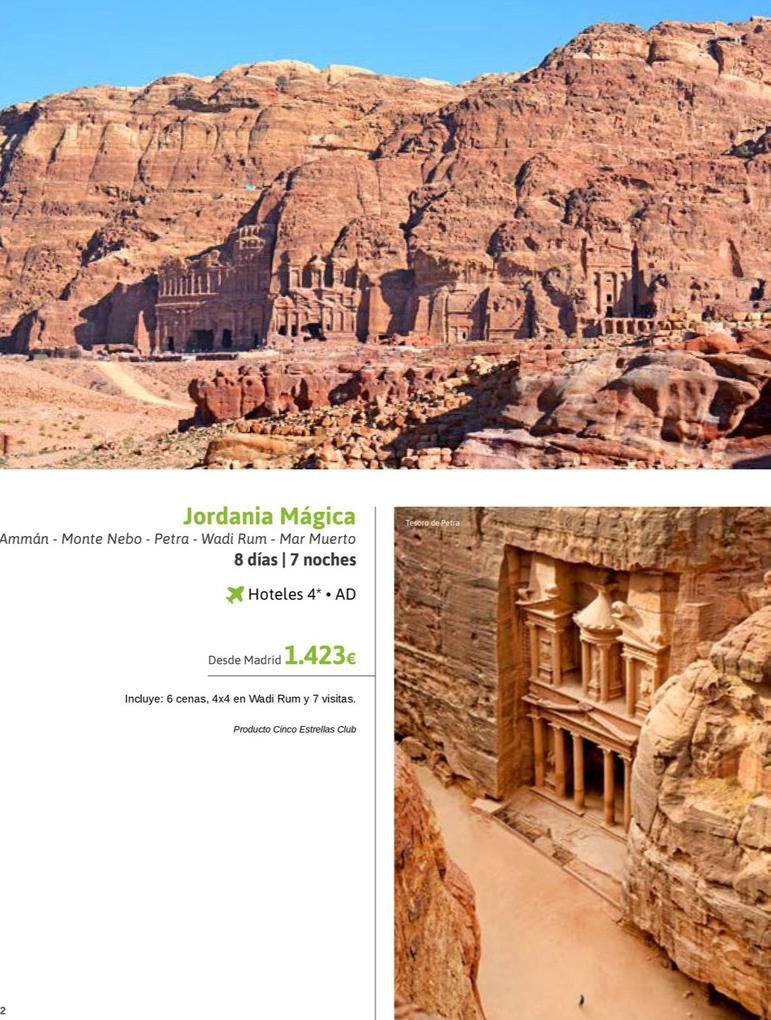 Oferta de Viajes a Jordania por 1,43€ en Viajes El Corte Inglés
