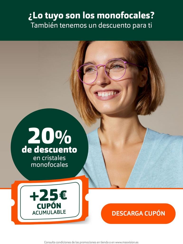Oferta de Cristales Monofocales en MasVisión