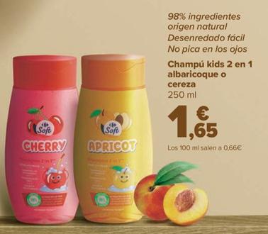 Oferta de Champú Kids 2 En 1 Albaricoque O Cereza por 1,65€ en Carrefour