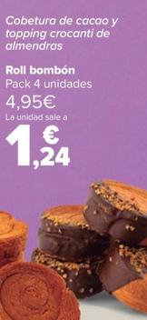 Oferta de Roll Bombón por 1,24€ en Carrefour