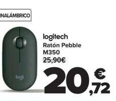 Oferta de Raton pebbleM350 por 20,72€ en Carrefour