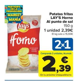 Oferta de Patatas fritas Horno Al punto de sal por 2,39€ en Carrefour