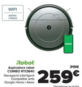 Oferta de Aspiradora robot COMBO R113840 por 259€ en Carrefour