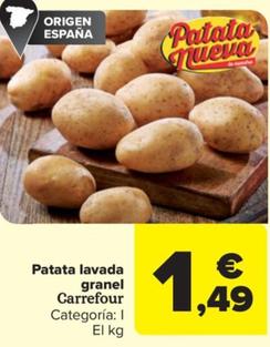 Oferta de Patata lavada granel por 1,49€ en Carrefour