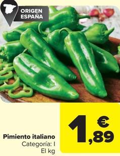 Oferta de Pimiento italiano por 1,89€ en Carrefour