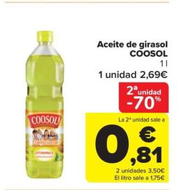 Oferta de Aceite de girasol por 2,69€ en Carrefour