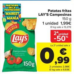 Oferta de Patatas fritas campesinas por 1,99€ en Carrefour