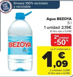 Oferta de Agua por 2,19€ en Carrefour