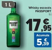 Oferta de Whisky escocés por 17,95€ en Carrefour