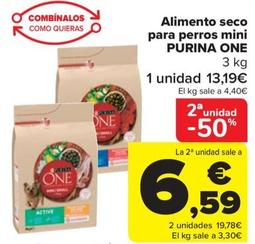 Oferta de Alimento seco para perros mini por 6,59€ en Carrefour