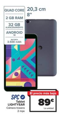 Oferta de LIGHTYEAR - Tablet por 89€ en Carrefour