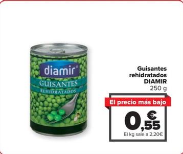 Oferta de Guisantes rehidratados por 0,55€ en Carrefour