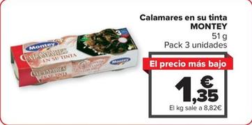 Oferta de Calamares en su tinta por 1,35€ en Carrefour