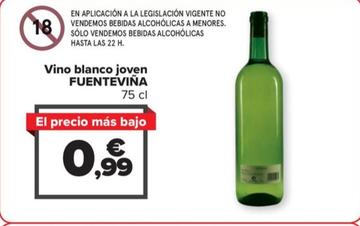 Oferta de Fuentevina -Vino Blanco Joven por 0,99€ en Carrefour