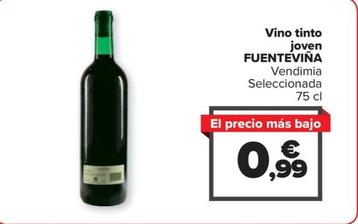 Oferta de Fuentevina - Vino Tinto Joven por 0,99€ en Carrefour