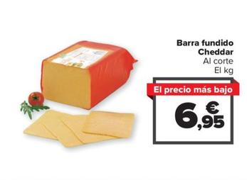 Oferta de Barra fundido Cheddar por 6,95€ en Carrefour