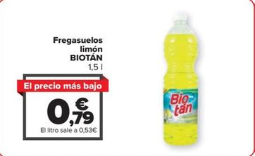 Oferta de Biotan - Fregasuelos Limon por 0,79€ en Carrefour
