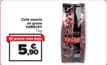 Oferta de Yaroley - Cafe mezcla en grano por 5,9€ en Carrefour