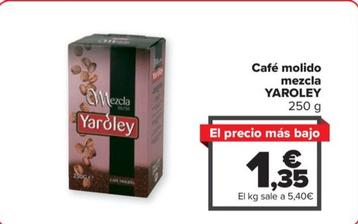 Oferta de Yaroley - Cafe molido mezcla por 1,35€ en Carrefour