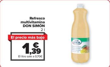 Oferta de Refresco multivitamina por 1,39€ en Carrefour