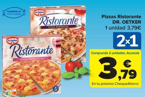 Oferta de Pizzas ristorante por 3,79€ en Carrefour Market