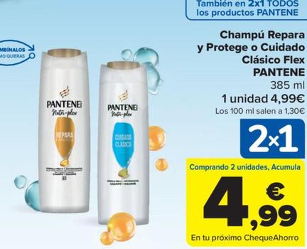 Oferta de Champu repara y protege o cuidado clasico flex por 4,99€ en Carrefour Market