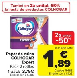 Oferta de Paper de cuina expert por 3,79€ en Carrefour Market