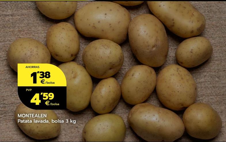 Oferta de Montealen - patata lavada por 4,59€ en BM Supermercados