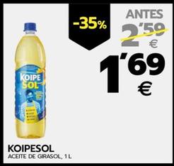 Oferta de Aceite de girasol por 1,69€ en BM Supermercados