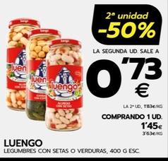 Oferta de Legumbres con setas o verduras por 1,45€ en BM Supermercados