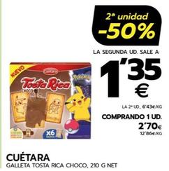 Oferta de Galleta tosta rica choco por 1,35€ en BM Supermercados