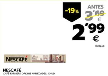Oferta de Cafe farmer origins variedades por 2,99€ en BM Supermercados