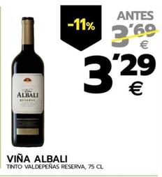 Oferta de Tinto aldepenas reserva por 3,29€ en BM Supermercados