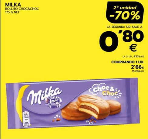 Oferta de Bollito choc&choc por 0,8€ en BM Supermercados