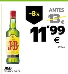 Oferta de Whisky por 11,99€ en BM Supermercados