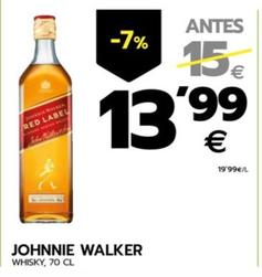Oferta de Whisky por 13,99€ en BM Supermercados