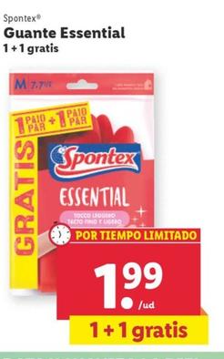 Oferta de Guante essential por 1,99€ en Lidl