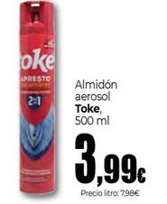 Oferta de Toke - Almidon aerosol por 3,99€ en Unide Market