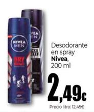 Oferta de Desodorante en spray por 2,49€ en Unide Market
