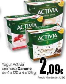 Oferta de Yogur Activia cremoso por 2,09€ en Unide Supermercados