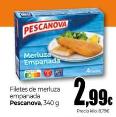 Oferta de Filetes de merluza empanada por 2,99€ en Unide Supermercados