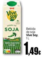 Oferta de Bebida de soja por 1,49€ en Unide Supermercados