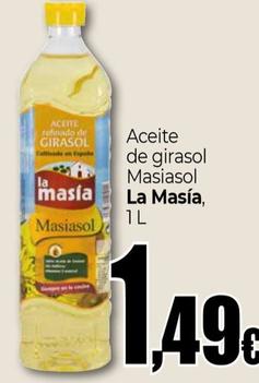 Oferta de Aceite de girasol Masiasol por 1,49€ en UDACO