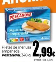 Oferta de Filetes de merluza empanada por 2,99€ en UDACO