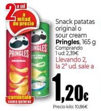 Oferta de Snack patatas original por 2,39€ en UDACO