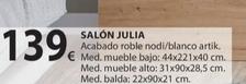 Oferta de Salon julia por 139€ en CMB Bricolage