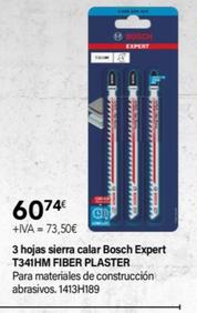 Oferta de 3 Hojas Sierra Calar Expert T341hm Fiber Plaster por 60,74€ en Cadena88