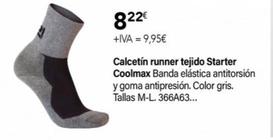 Oferta de Calcetín Runner Tejido Starter Coolmax por 8,22€ en Cadena88
