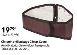 Oferta de Cinturón Antilumbago Cuero por 19,79€ en Cadena88